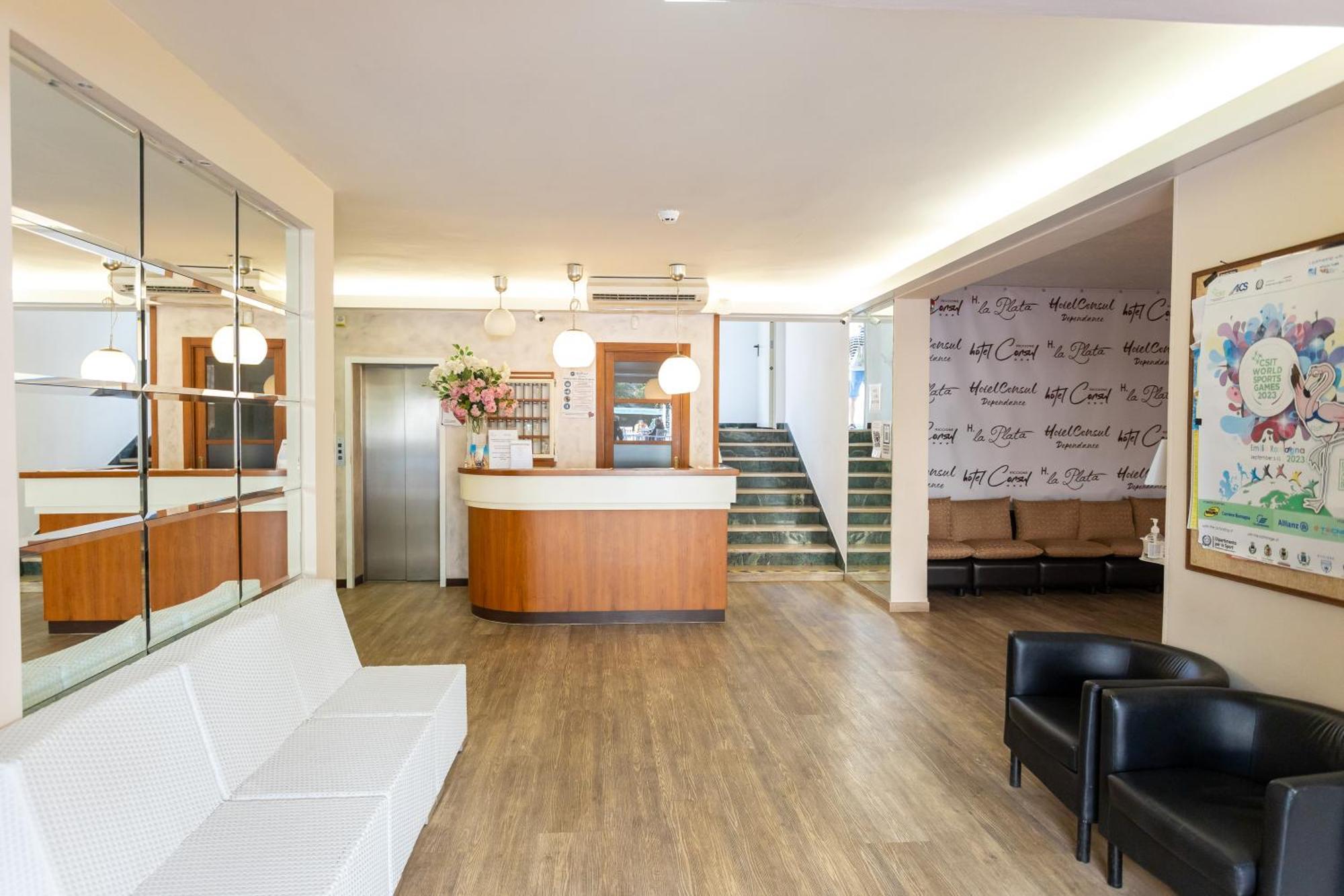 La Plata Hotel - Con Piscina Riccione Dış mekan fotoğraf